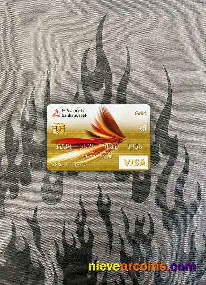 Oman Bank Muscat bank visa gold card photolook